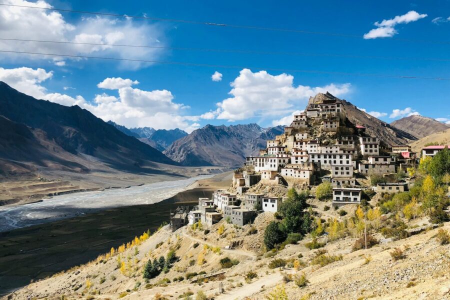 Spiti-High Altitude Desert Scene