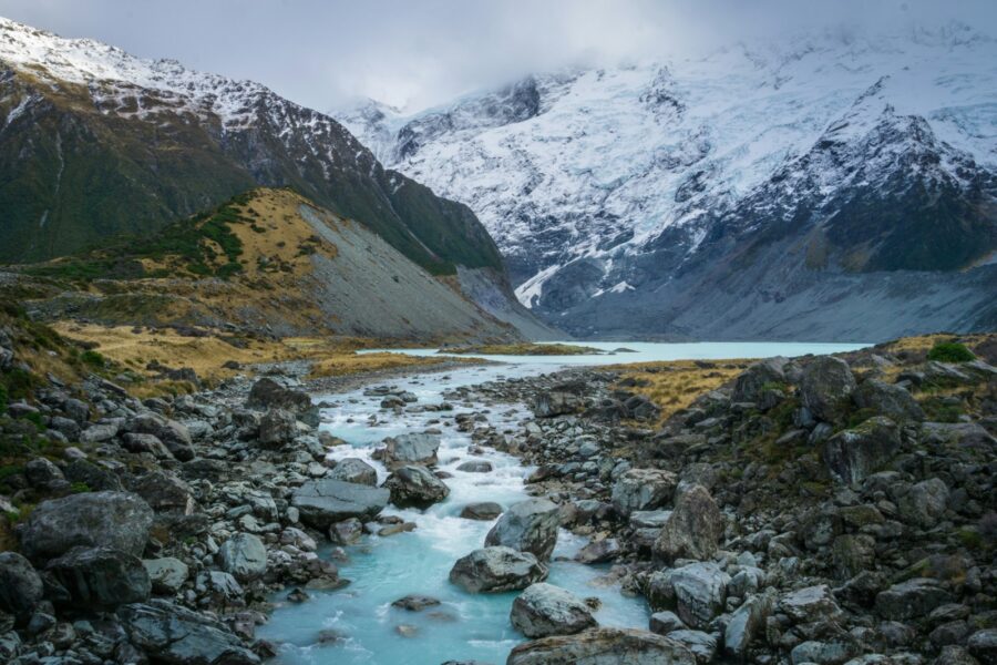 New Zealand-Southern Alps Panorama